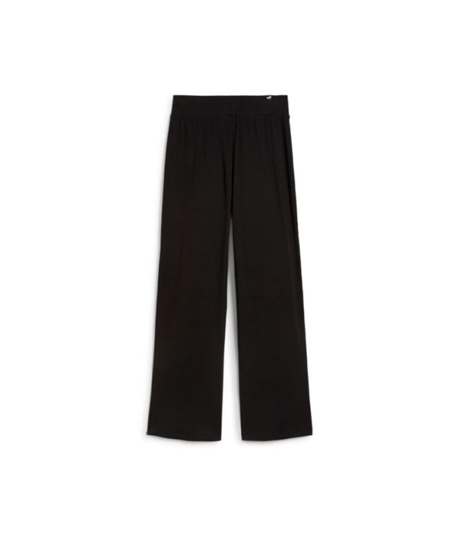 Pantalón de Puma Ess Elevated High-Waist Straight Leg Pants Mujer