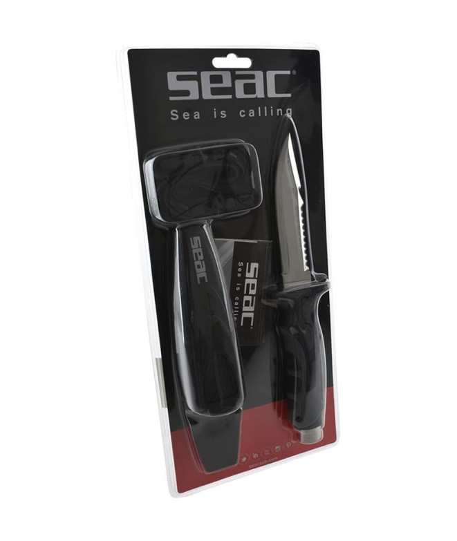 Couteau Plongée de Seac Sub Hammer Black
