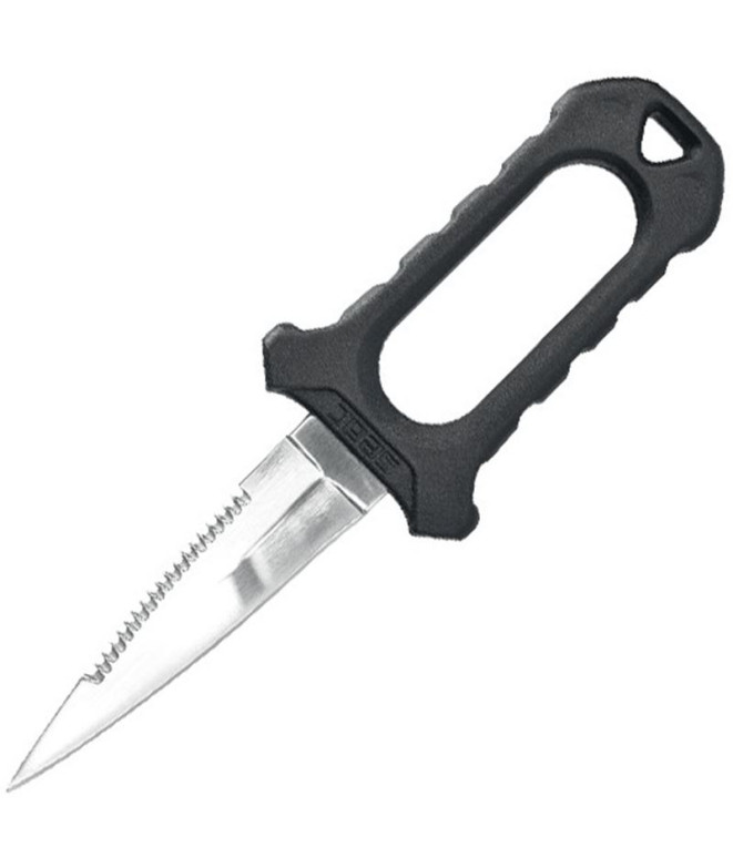 Cuchillo de Buceo Seac Sub Devil Hd Inox Negro