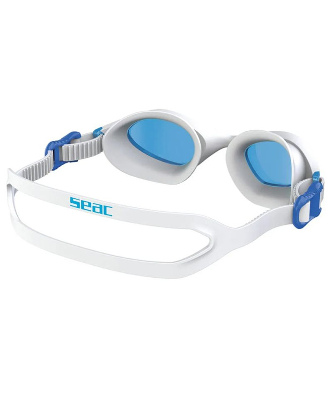 Lunettes de natation Viper Blanc/Bleu Seac