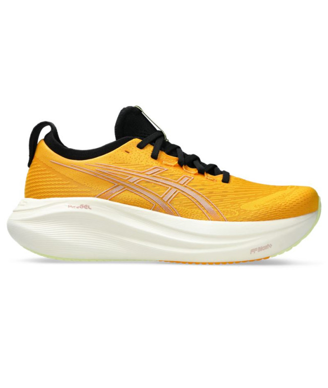 Zapatillas de Running ASICS Gel-Nimbus 27 Hombre Amarillo/Rosa