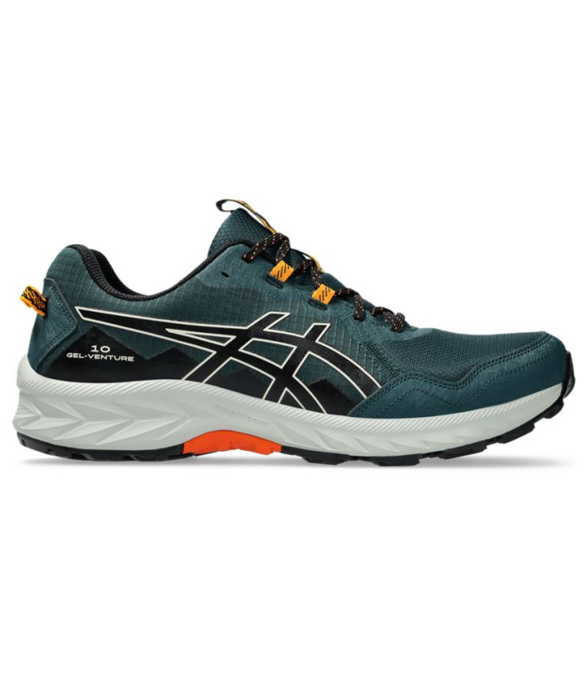 Chaussures Trail Gel Homme de ASICS -Venture 10 Vert/Noir