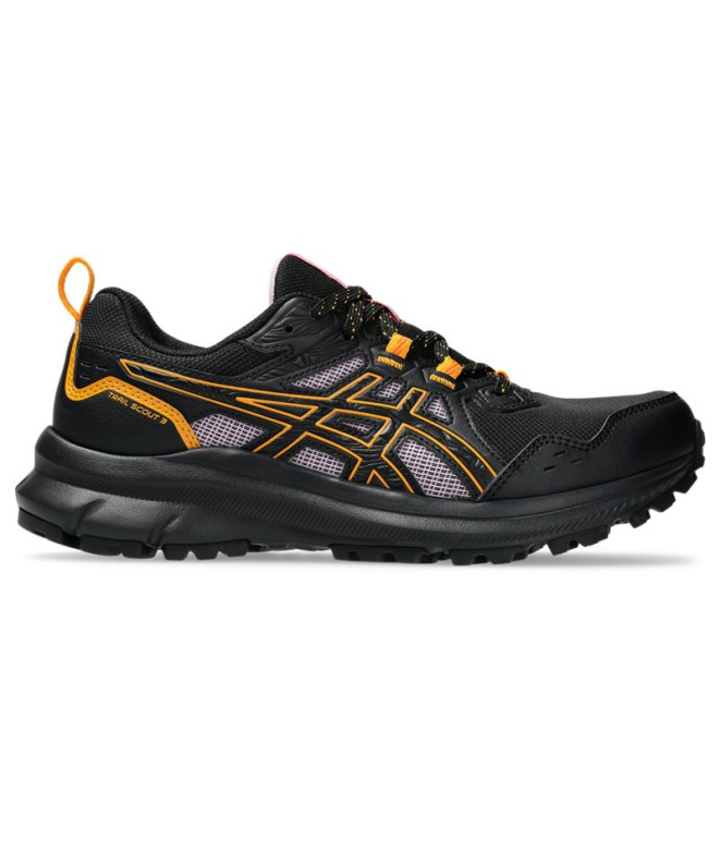 Sapatilhas Trail Trail Mulher de ASICS Scout 3 Preto/Light Ube