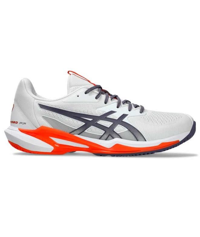 Zapatillas de Tenis ASICS Solution Speed Ff 3 Hombre Blanco/Morado