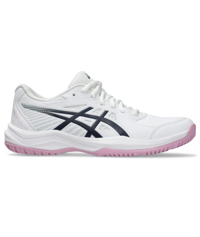 Sapatilhas Tênis Court Mulher da ASICS Slide 4 Branco/Névoa índigo