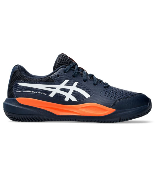 Chaussures Tennis Gel Enfant from ASICS -Resolution X Gs Clay Bleu foncé/Blanc