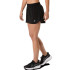 Calça Running Mulher ASICS Core Split Short Short Preto
