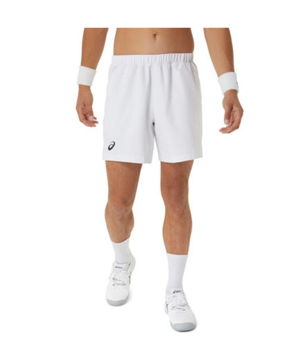 Pantalons Tennis Court Homme Short de ASICS 7In Short Blanc Pantalons Tennis Court Homme Short de ASICS 7In Short Blanc
