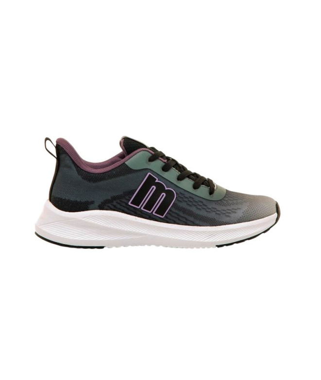 Zapatillas Mustang 2025 V Attitude Mujer Flykniting Negro