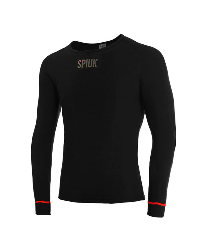 Camiseta Ciclismo Spiuk Homem de M/L Anatómico Preto