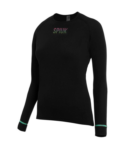 Camiseta de Ciclismo Spiuk M/L Anatomic Mujer Negro