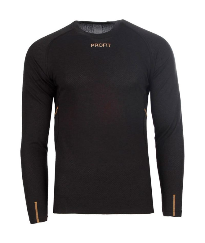 Camiseta Ciclismo Spiuk Homem de Lucro Cold&Rain Preto