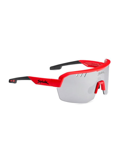Gafas de cislimo Spiuk Lyra Rojo Lente Espejo Plata