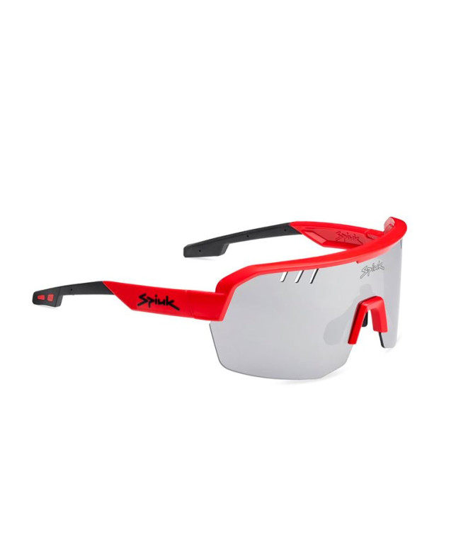 Gafas de cislimo Spiuk Lyra Rojo Lente Espejo Plata