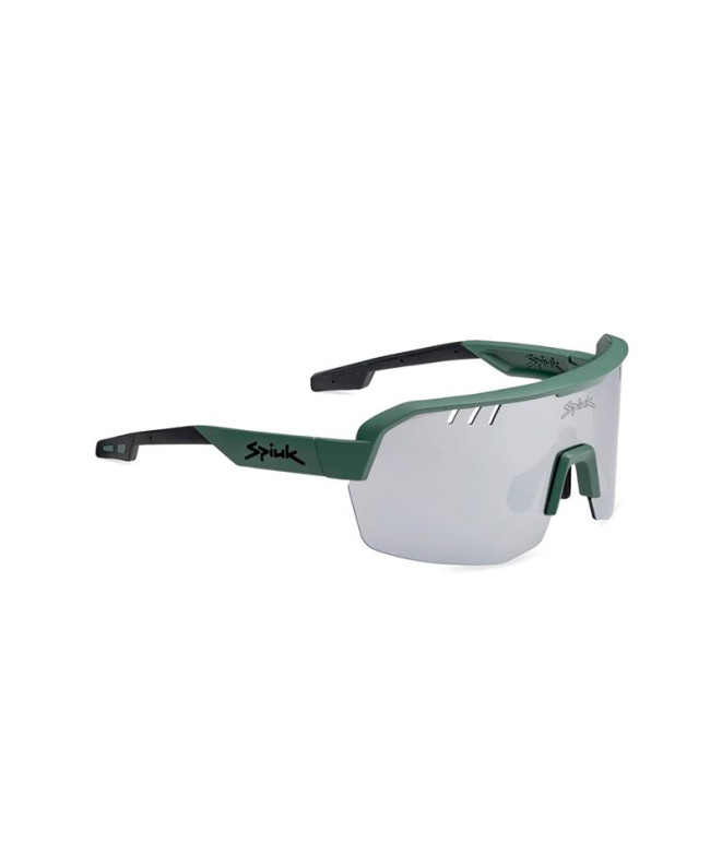 Spiuk Lunettes de cyclisme Lyra Green Lens Silver Mirrored Lens