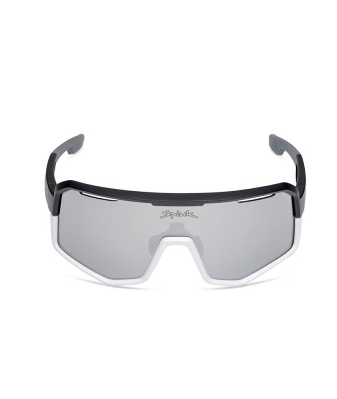 Spiuk Lunettes de cyclisme Profit BlackWhite Silver Mirror Lens