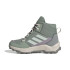 Sapatilhas Montanha adidas Infantil por Terrex Ax4R Mid Verde