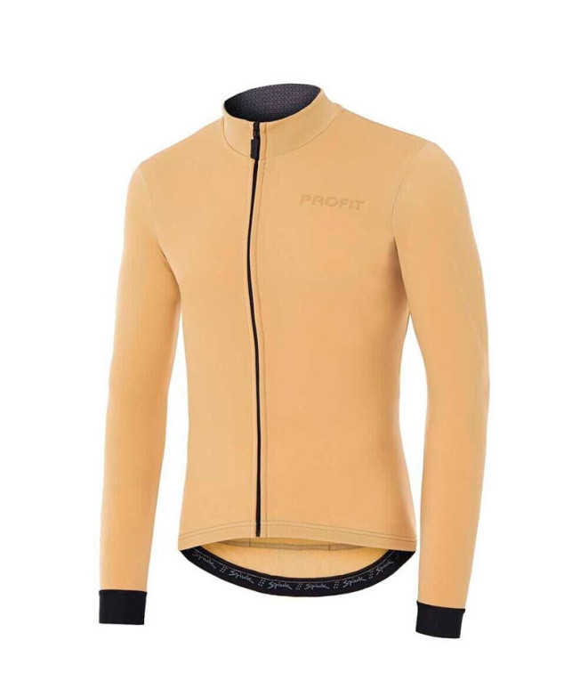 Ciclismo Spiuk Camisola M/L Profit Cold&Rain Creme