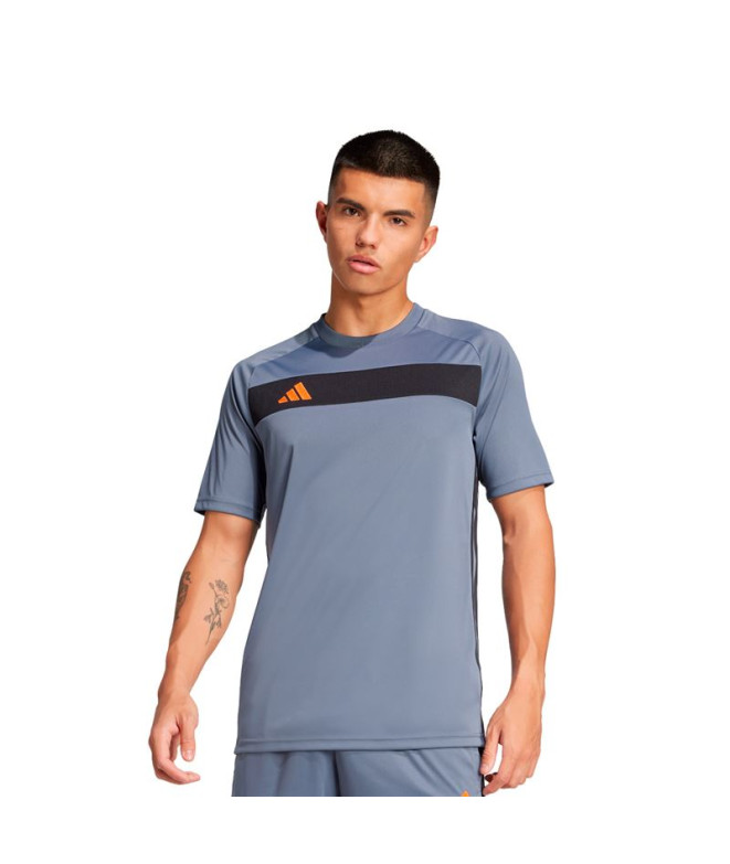 Camiseta Futebol adidas Homem de Tiro Es Jsy Blue