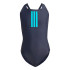 Maillot de bain Natation adidas Femme de 3Bandas Mid Suit Dark Blue