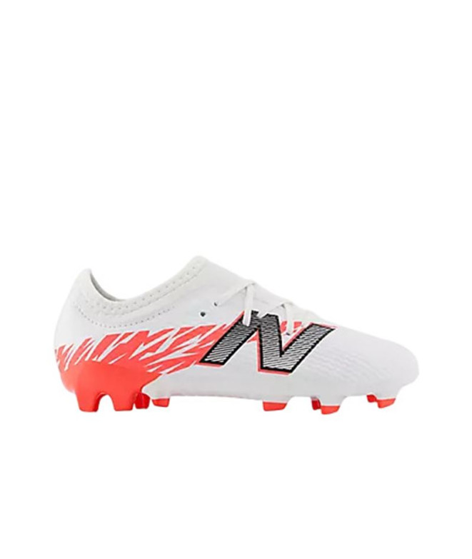 Football New Balance Enfant Bottes de Furon Team Jnr Fg V8 White