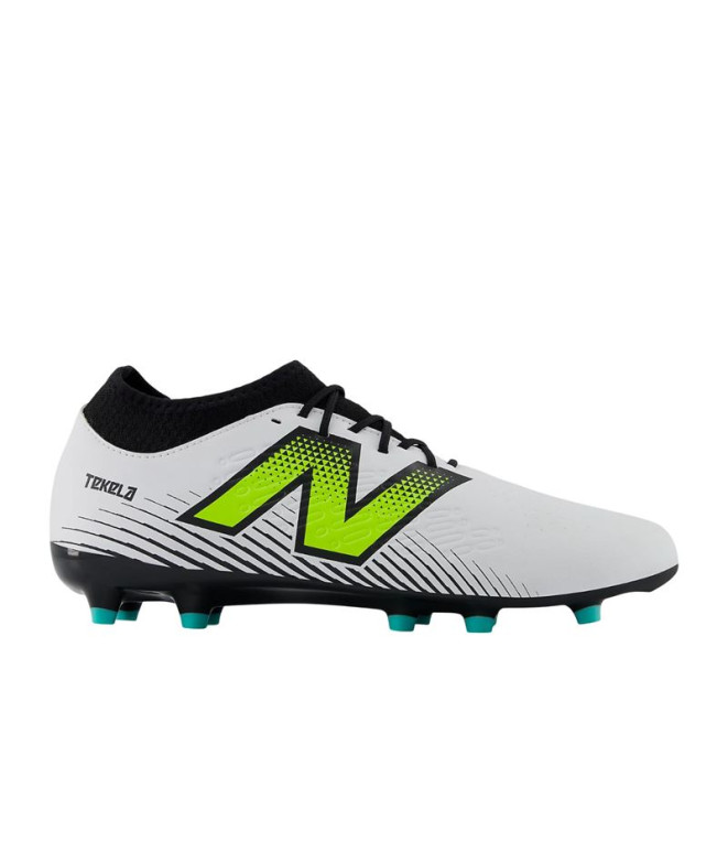 Botas de fútbol New Balance TEKELA MAGIQUE FG V4+ Blanco