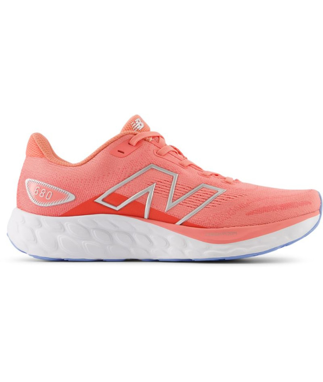 Sapatilhas Running de New Balance Fresh FoamMulher 680 V8 Sunfade Vermelho