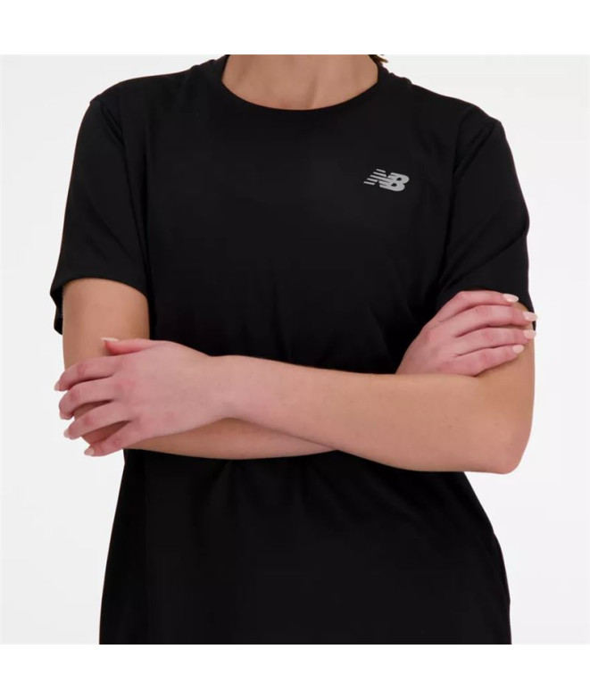 Camiseta New Balance Sport Essentials Mujer Bk