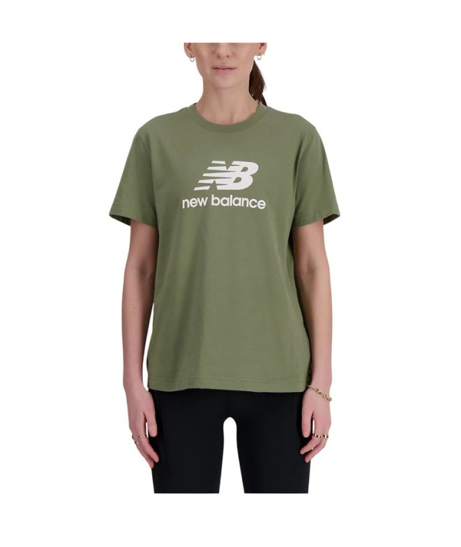 Camiseta New Balance Mulher Logotipo Sport Essentials Dek