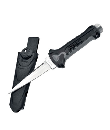 Cuchillo de Buceo Seac Sub Rapid Gaga Negro / Gris