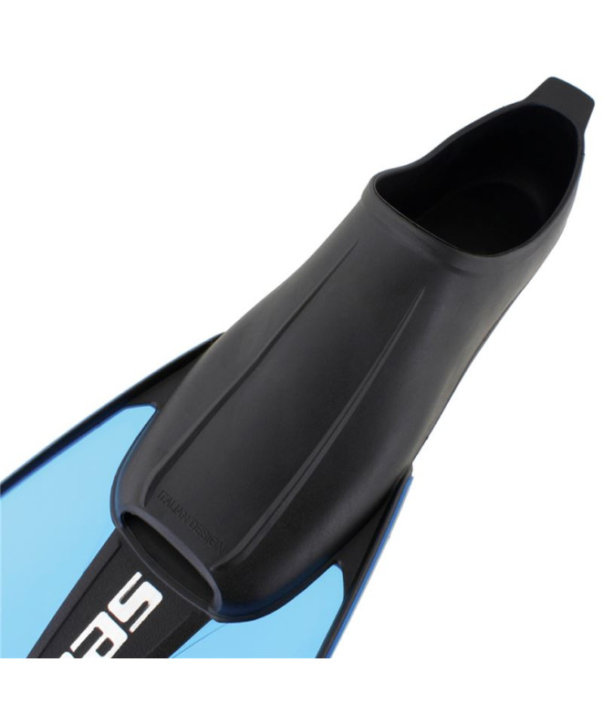 Barbatanas Asa azul metálica Seac