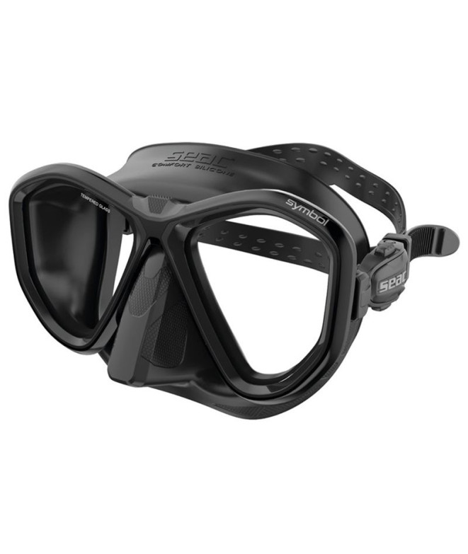 Symbol L. Mirror Mask S/Bl Black Seac