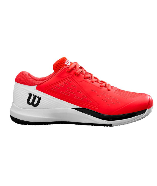 Zapatillas de Tenis Wilson Rush Pro Ace Clay Rojo/Blanco/B Hombre