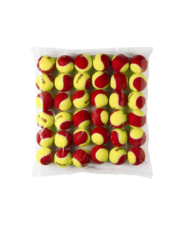 Pelotas de Tenis Wilson Starter Red Tball 36 Pack Amarillo