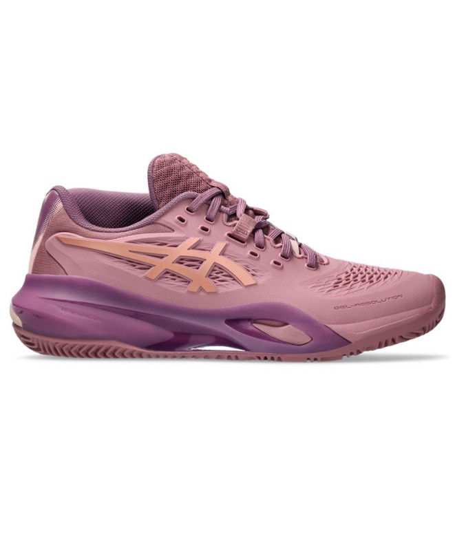 Sapatilhas Gel Mulher padel ASICS -Resolution X Padel Roxo/Rosa