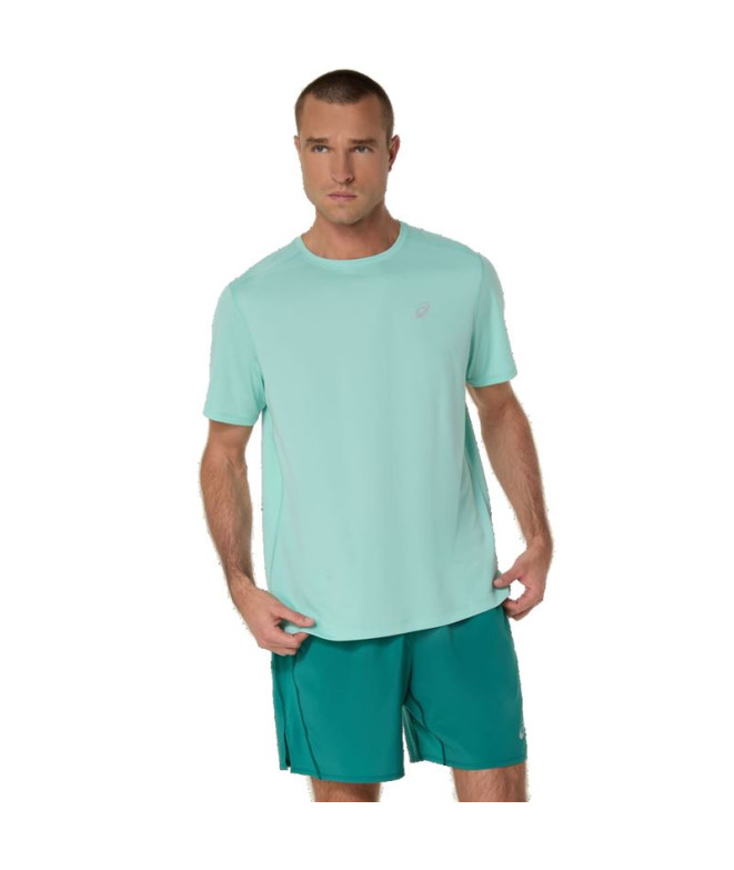 Camiseta Running Top Homem por ASICS ASICS ASICS Core Ss Verde