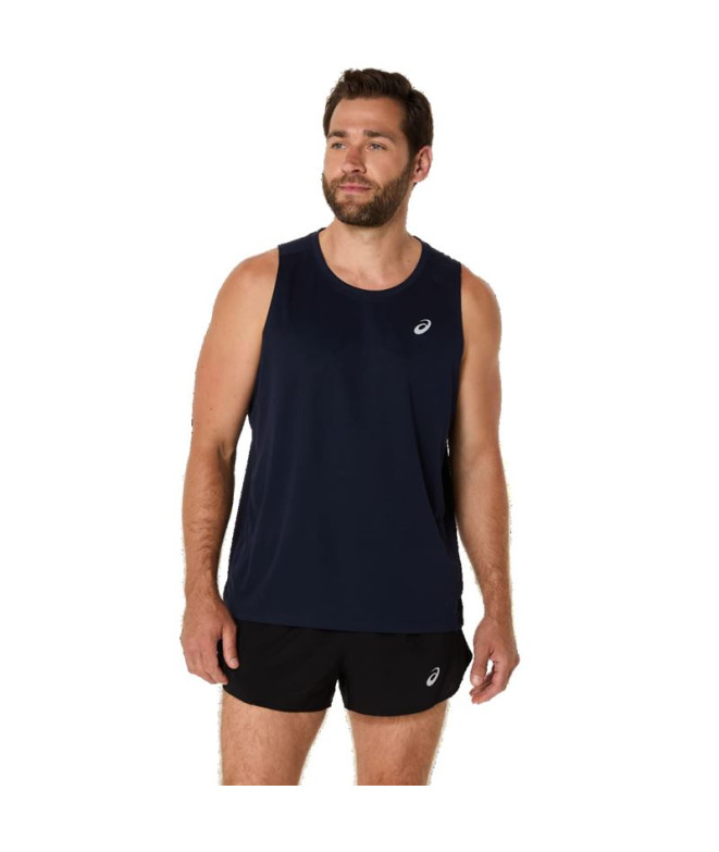 Camiseta Running Homem Camisola ASICS ASICS Core Azul-marinho