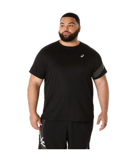 Camiseta de Running ASICS ASICS Icon Ss Top Hombre Negro Camiseta de Running ASICS ASICS Icon Ss Top Hombre Negro