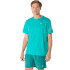 Camiseta Running Top Homem por ASICS ASICS ASICS Icon Ss Wave Teal