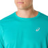 Camiseta Running Top Homem por ASICS ASICS ASICS Icon Ss Wave Teal