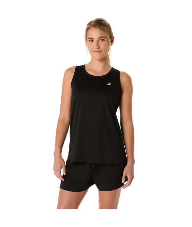 Camiseta Running Mulher Tanque ASICS ASICS Core Preto