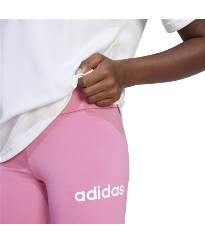Collants adidas Fille Jg Lin 230 pnkfus/blanc