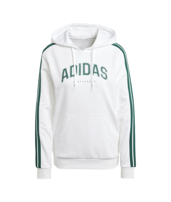 Moletom adidas Mulher Capuz Softs Branco