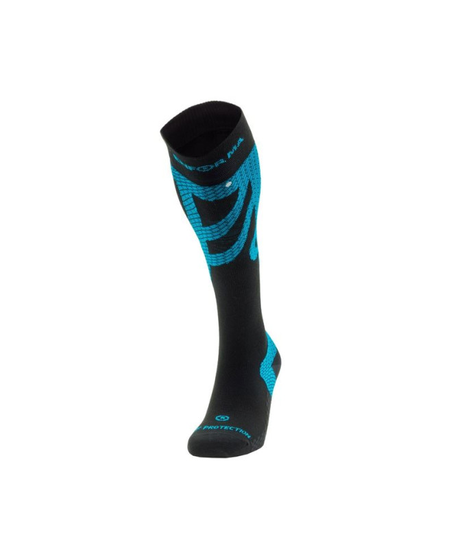 Chaussettes Enforma Calf Sleeve Noir/Bleu