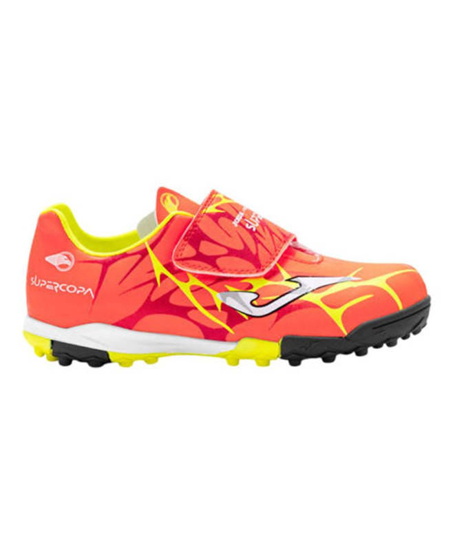 Botas de fútbol Joma Super Copa Jr 2507 Infantil Rojo Turf