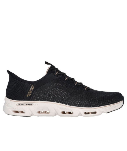Chaussures Skechers Step Femme Glide- Gratify - Noir/Or Chaussures Skechers Step Femme Glide- Gratify - Noir/Or