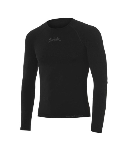 Camiseta de Ciclismo Spiuk M/L Top Ten Negro