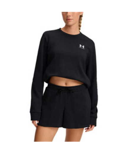 Sudadera Under Armour Rival Terry Crew Mujer Negro Sudadera Under Armour Rival Terry Crew Mujer Negro