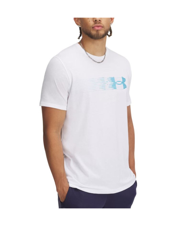 Camiseta Manga Corta Under Armour Lc Fly In Logo Ss Hombre Blanco