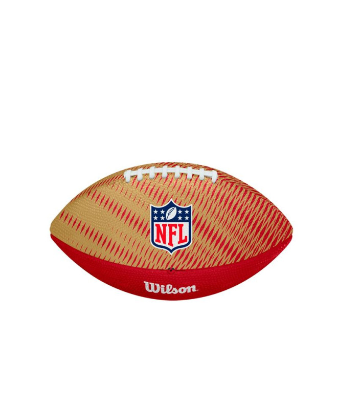 Balón de Fútbol Americano Wilson Nfl Team Tailgate Fb Sf Jr Rojo/Gold